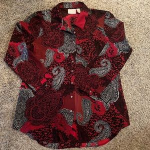 Chico’s beautiful paisley blouse. NWOT